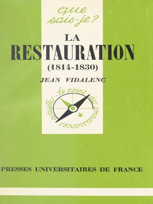cover image of La Restauration, 1814-1830